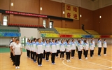 学校举行甘肃省第五届大学生运动会代表团出征仪式
